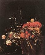 Jan Davidsz. de Heem Still-Life with Fruit Flowers, Glasses Germany oil painting reproduction